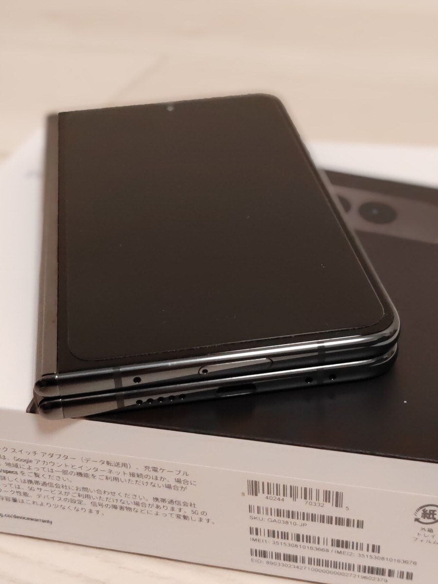 ★★ 美品 ★★ Google Pixel Fold 256GB docomo版 SIMフリー PITAKAケース付の画像7