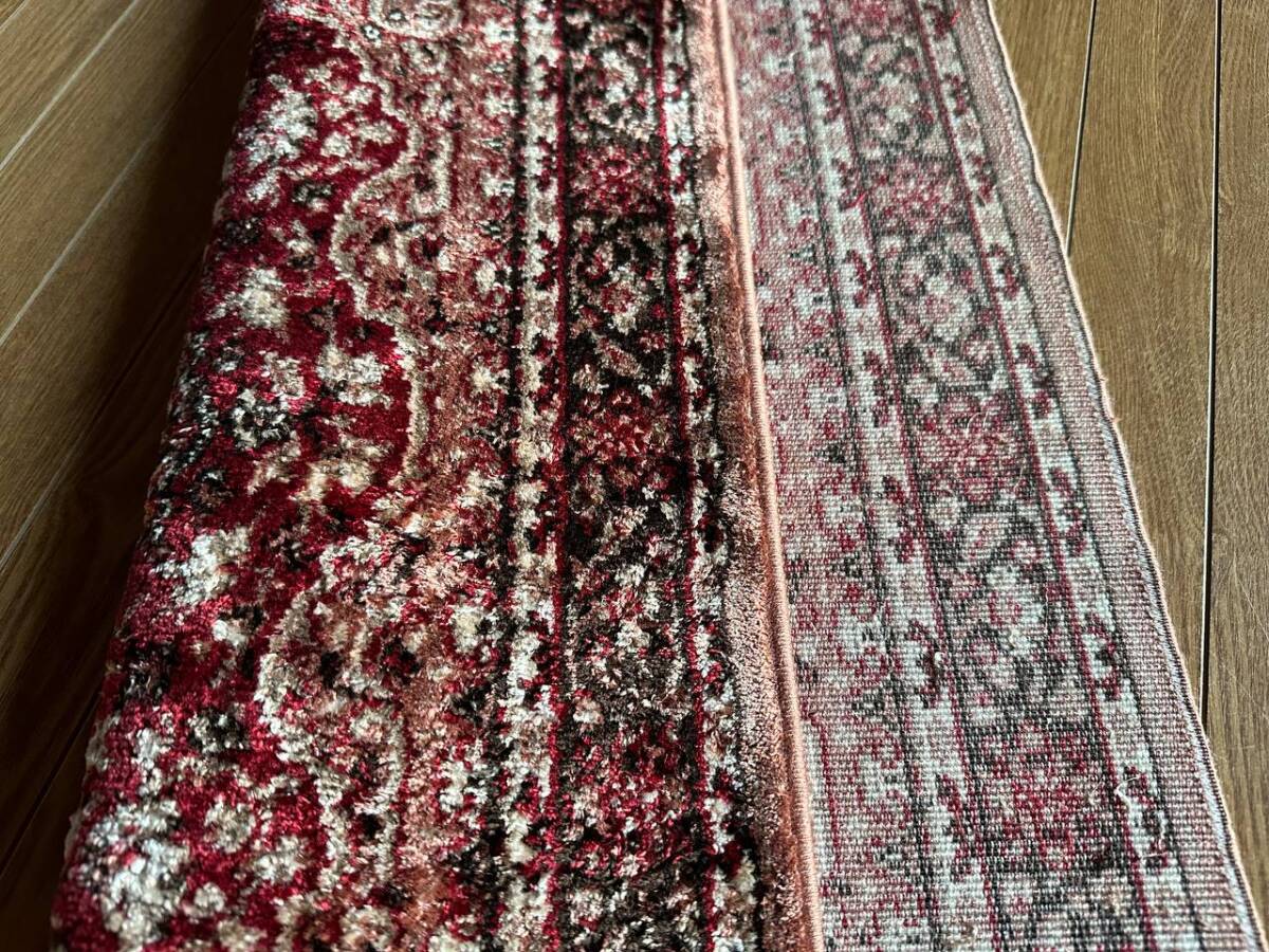 【70×48】ベルギー製絨毯・カーペット・ラグ・マット■3489-9_画像8