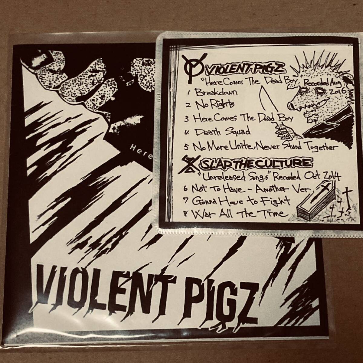 Violent Pigz ソノシート CDr パンク ハードコア punk hardcore thrash crossover _画像1