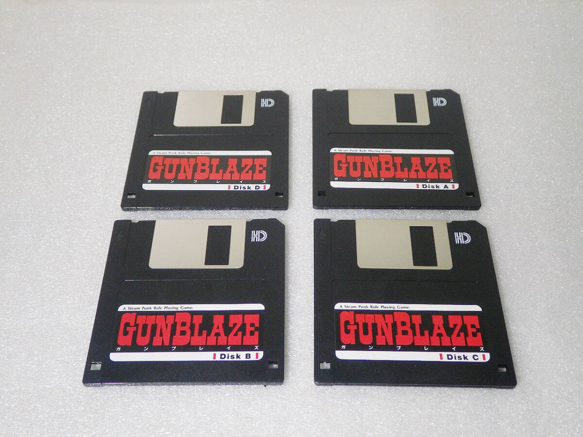 PC-9801 3.5 дюймовый дискета активный gun Blaze ACTIVE GUNBLAZE