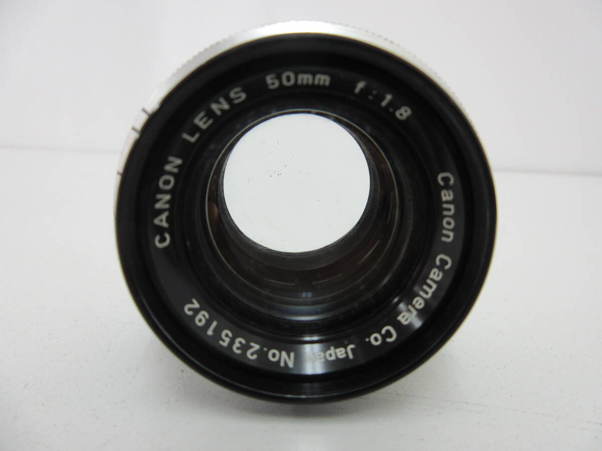 中古 カメラレンズ 2本セット CANON LENS 50㎜ F1.8＋CANON LENS 35㎜ F2.8※動作未確認 ／L_画像6