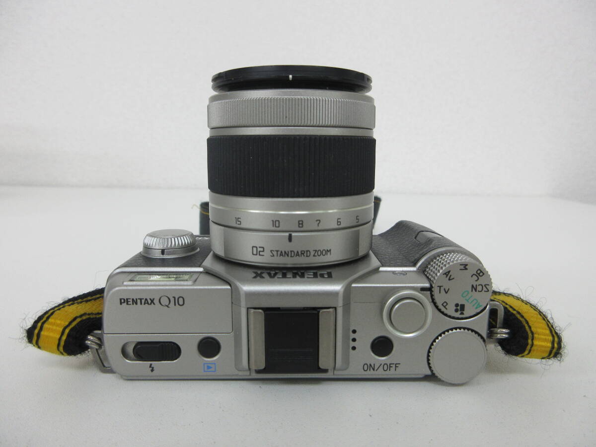 中古 カメラ PENTAX ペンタックス Q10 / レンズ 1:2.8-4.5 5-15mm / 1:2.8 15-45mm ミラーレス一眼 ※通電のみ確認済 ／Q_画像4