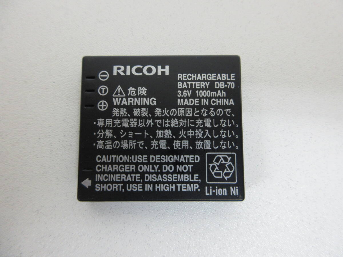 中古 カメラ RICOH リコー R8 ZOOM LENS f=4.95-35.4 1:3.3-5.2 コンパクトデジタルカメラ ブラック ※動作未確認 ／C_画像8