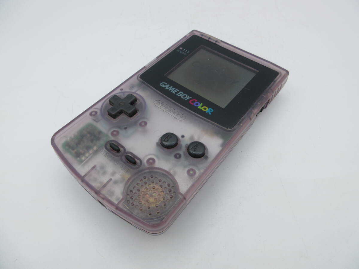 中古 ニンテンドー GAMEBOY Color ゲームボーイ カラーCGB-001 ソフト マリオテニスGB ※通電のみ確認済 画面色ヤケ有 ／R_画像2