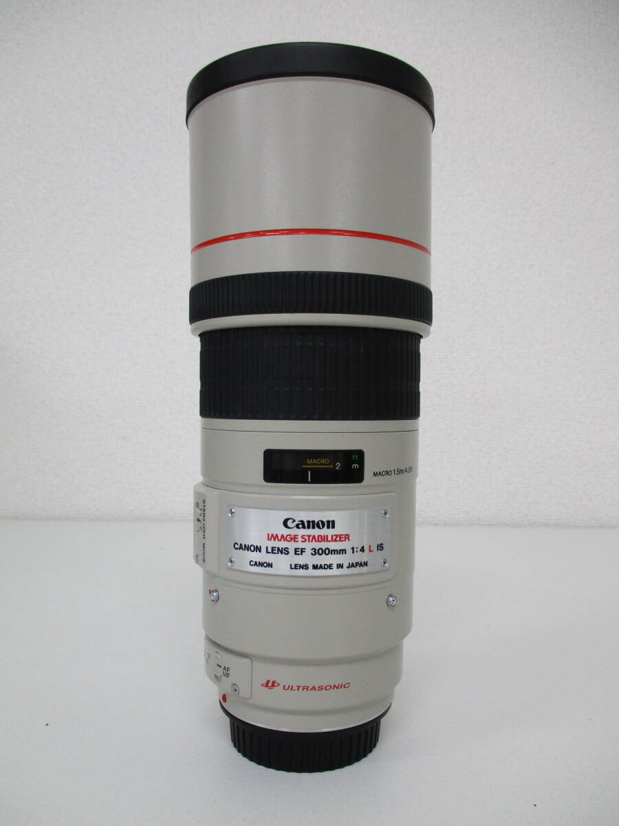 中古 レンズ CANON キャノン LENS EF 300mm 1:4L IS / EXTENDER エクステンダー EF 2X II ※動作未確認 ／Aの画像2