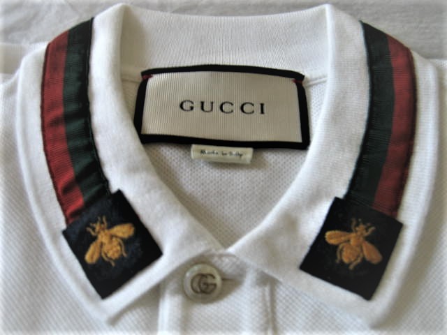 新品同様 国内正規品 男女兼用 グッチ GUCCI Bee ビー 蜂 シェリーライン ポロシャツ Tシャツ パンツ キャップ デニム スウエット ジャージ_画像2