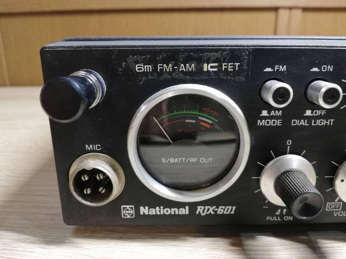 National RJX-601 6m3W FM-AM PORTABLE TRANSCEIVER ジャンク_画像9