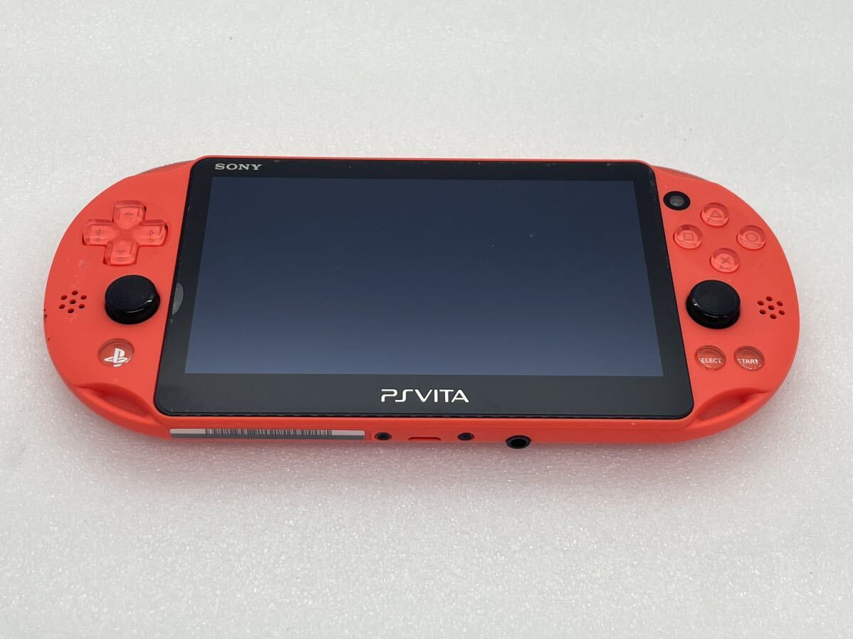 PSvita 本体 ネオンオレンジ ZA24 PCH-2000 Wi-Fi SONY PlayStation Vita PS Vita本体 プレイステーション ヴィータ PSP プレステ PS _画像3