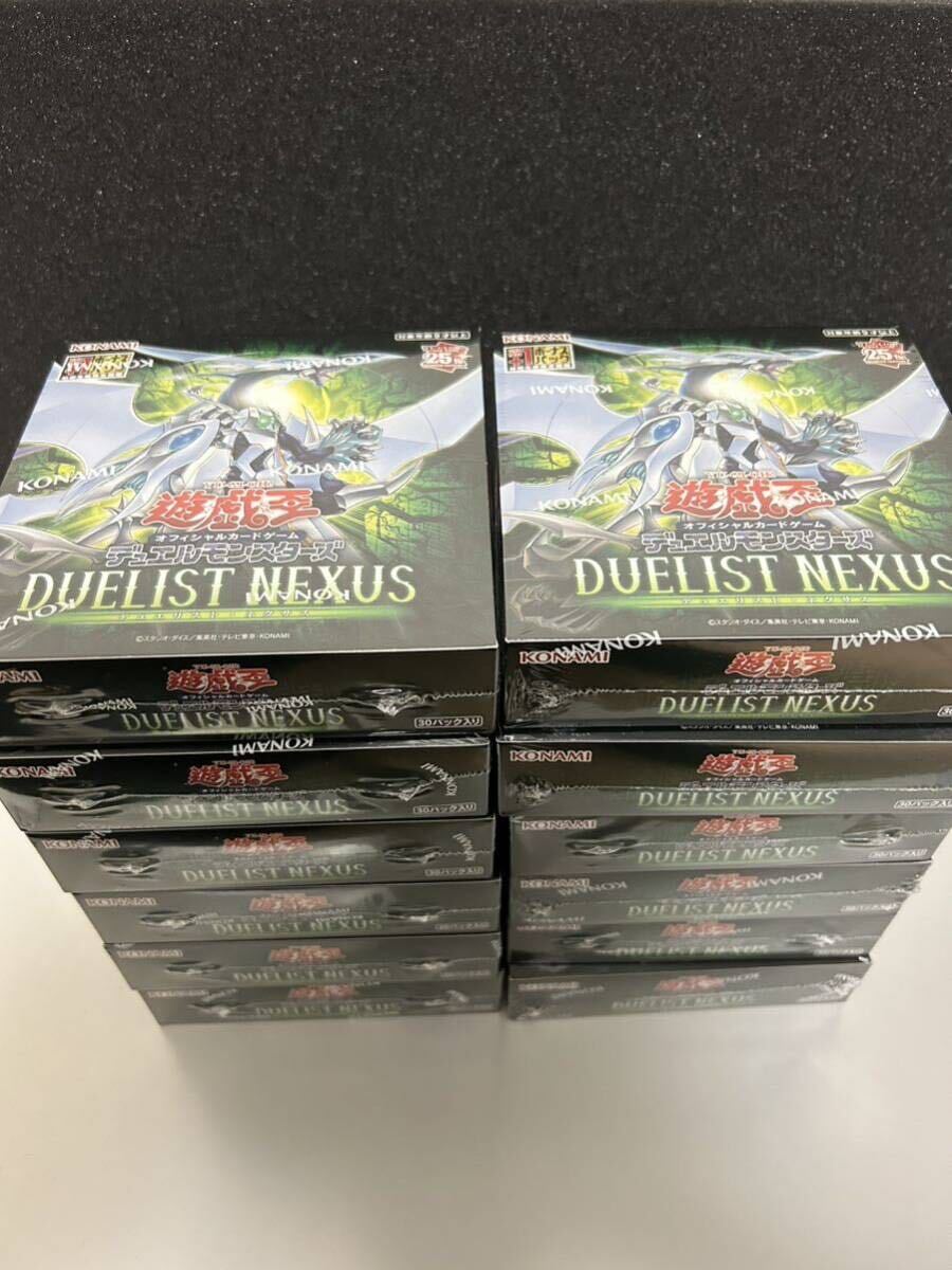 遊戯王　DUELIST NEXUS 初回生産 BOX デュエリストネクサス　12BOX 未開封シュリンク付き