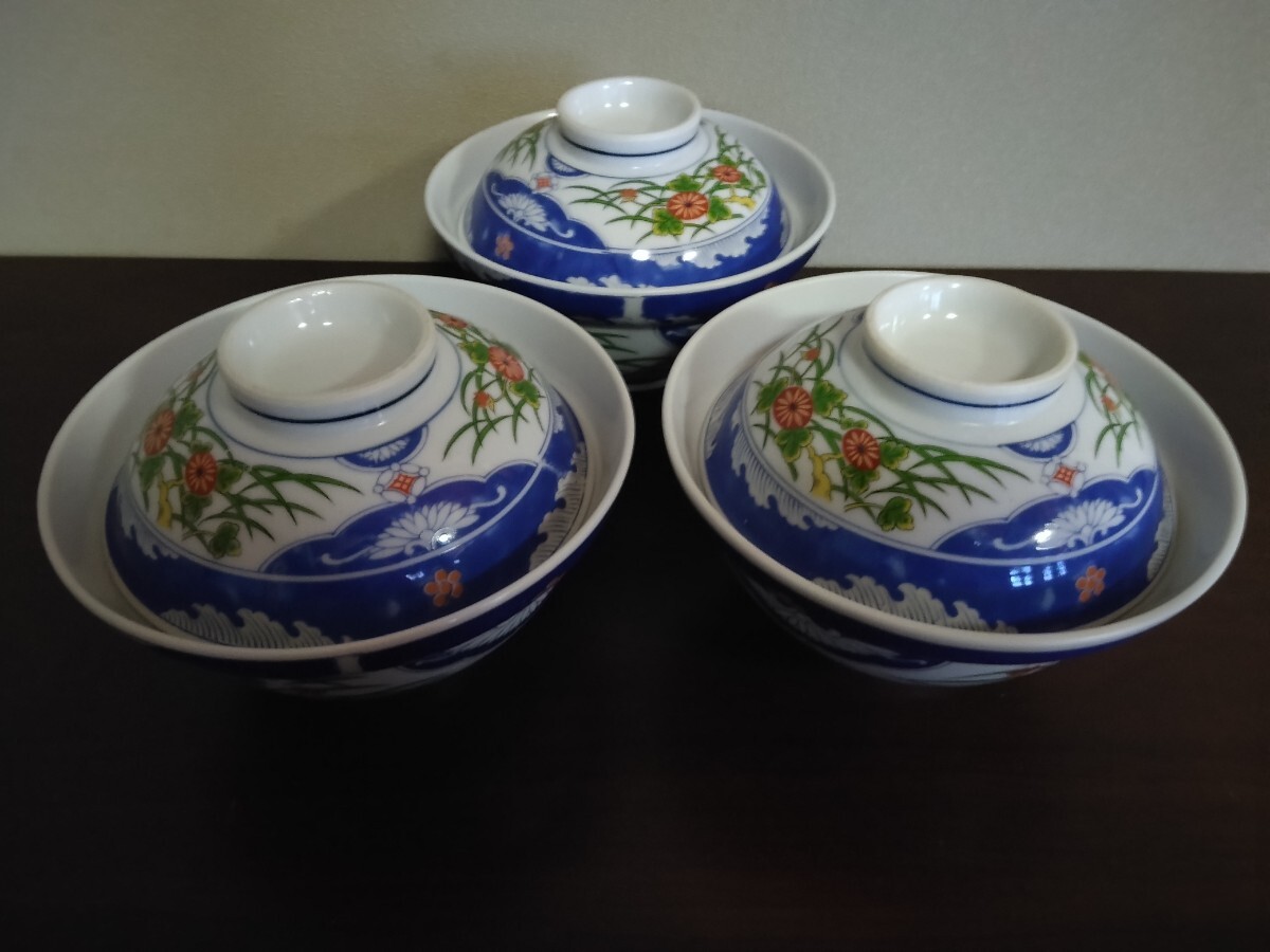 中古商品　どんぶり　　　　（カツ丼など)　3個_画像1