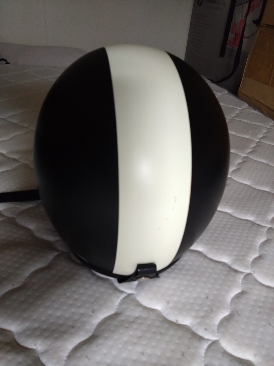 BUCO jet helmet baby bko stripe ( mat black / ivory ) toys mccoy size ML size 59~60