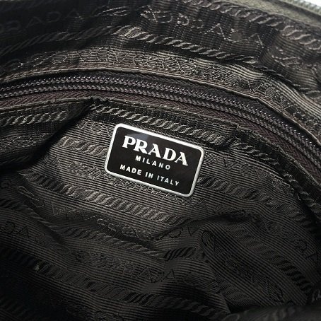 PRADA プラダ ナイロン ハンドバッグ ショルダーバッグ/am-A-185-4023-1.9/カーキ/メタル ハンドル/安い/おしゃれ/高級/正規品/本物_画像10