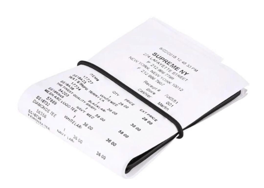 Supreme x MM6 Maison Margiela Receipt Walletシュプリーム MM6 メゾン マルジェラ