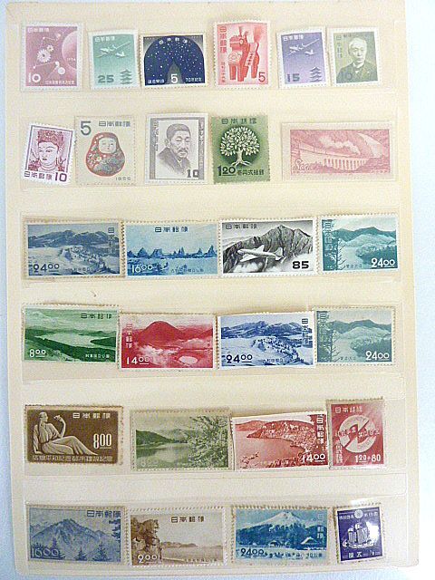 t175 未使用保管品 古い 日本 切手 様々 まとめ 大量 個々の金額様々 戦前 特殊切手 記念切手 普通切手 琉球切手 等含む コレクションの画像7