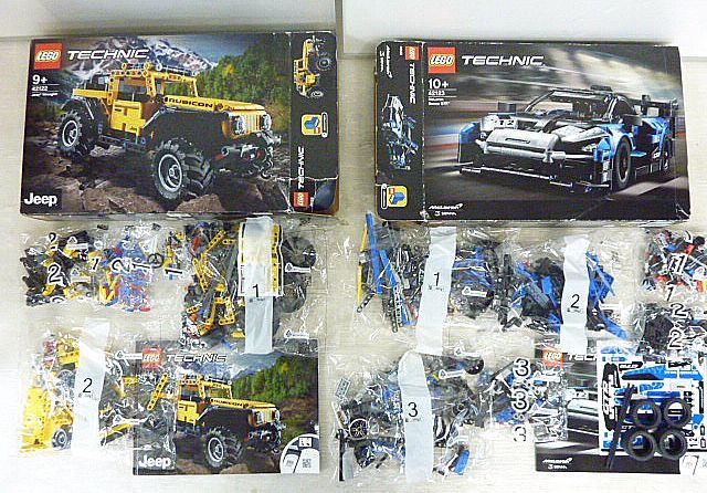 t132 レゴ LEGO テクニック TECHNIC 2点セット 42123 マクラーレン セナ McLaren Senna GTR/42122 ジープ ラングラー Jeep Wrangler_画像1