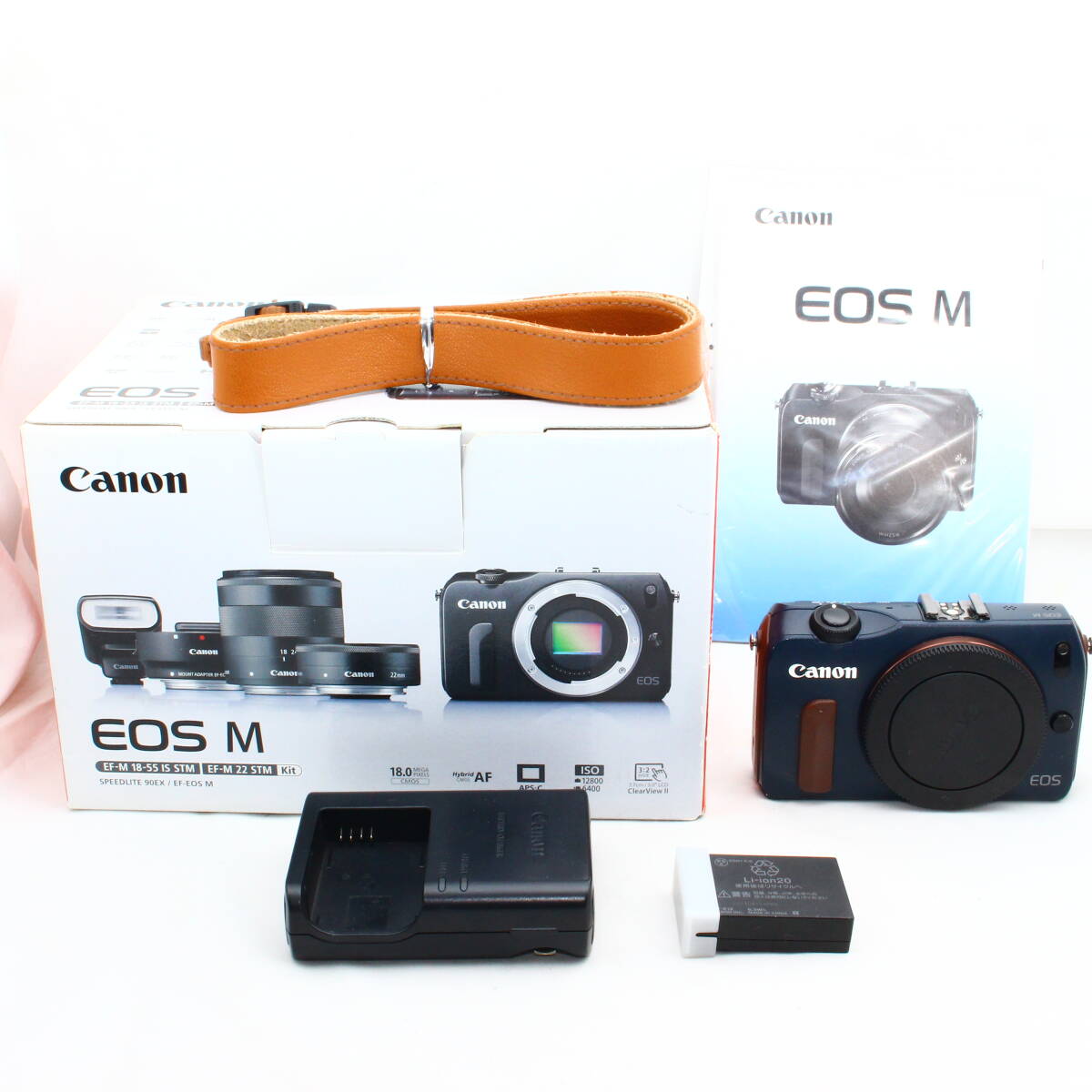 Canon ミラーレス一眼カメラ EOS M ベイブルー #2403017