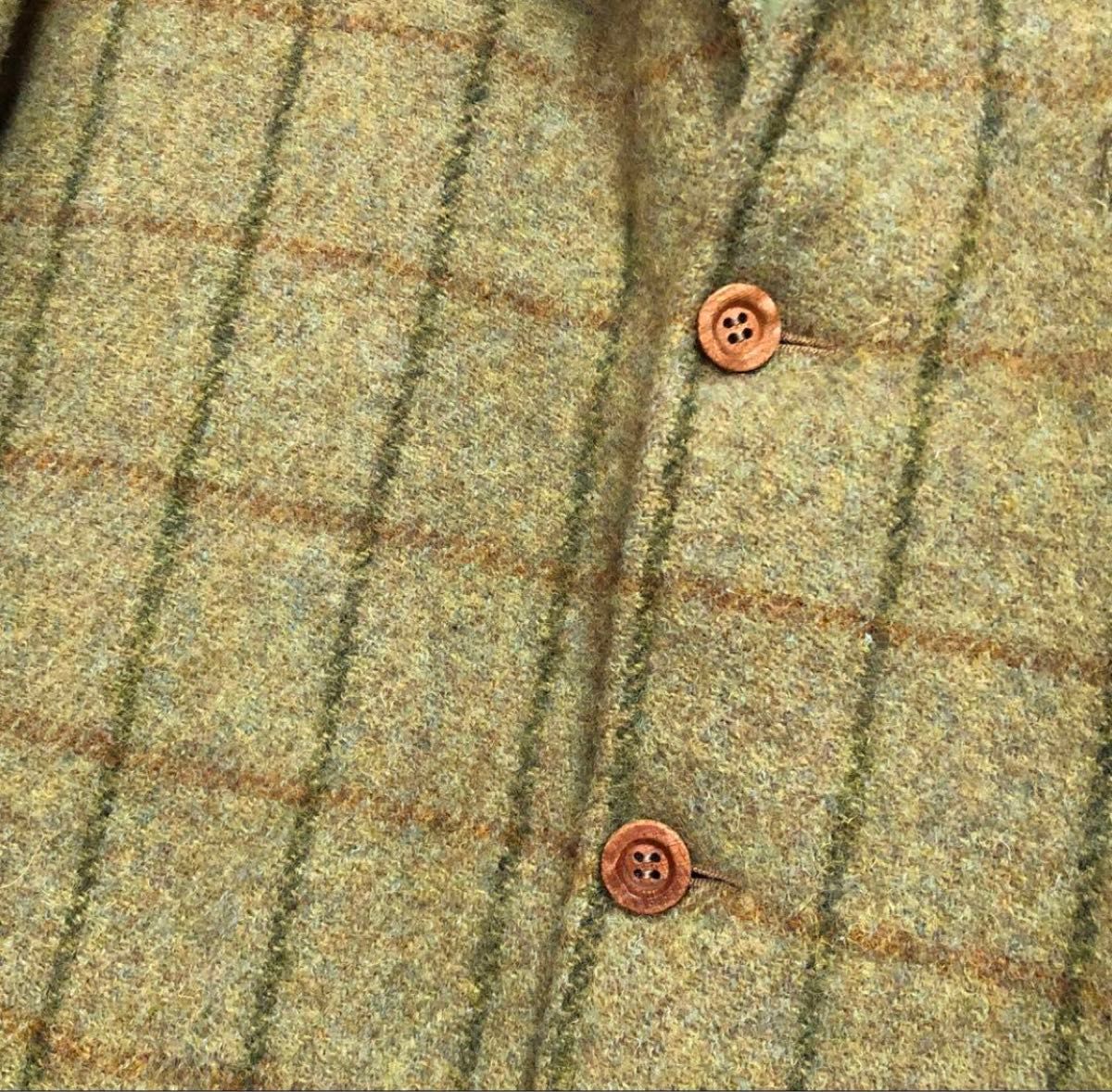 【希少】HARRIS TWEED  ハリスツイード　テーラードジャケット ヴィンテージ 70s 古着  チェック