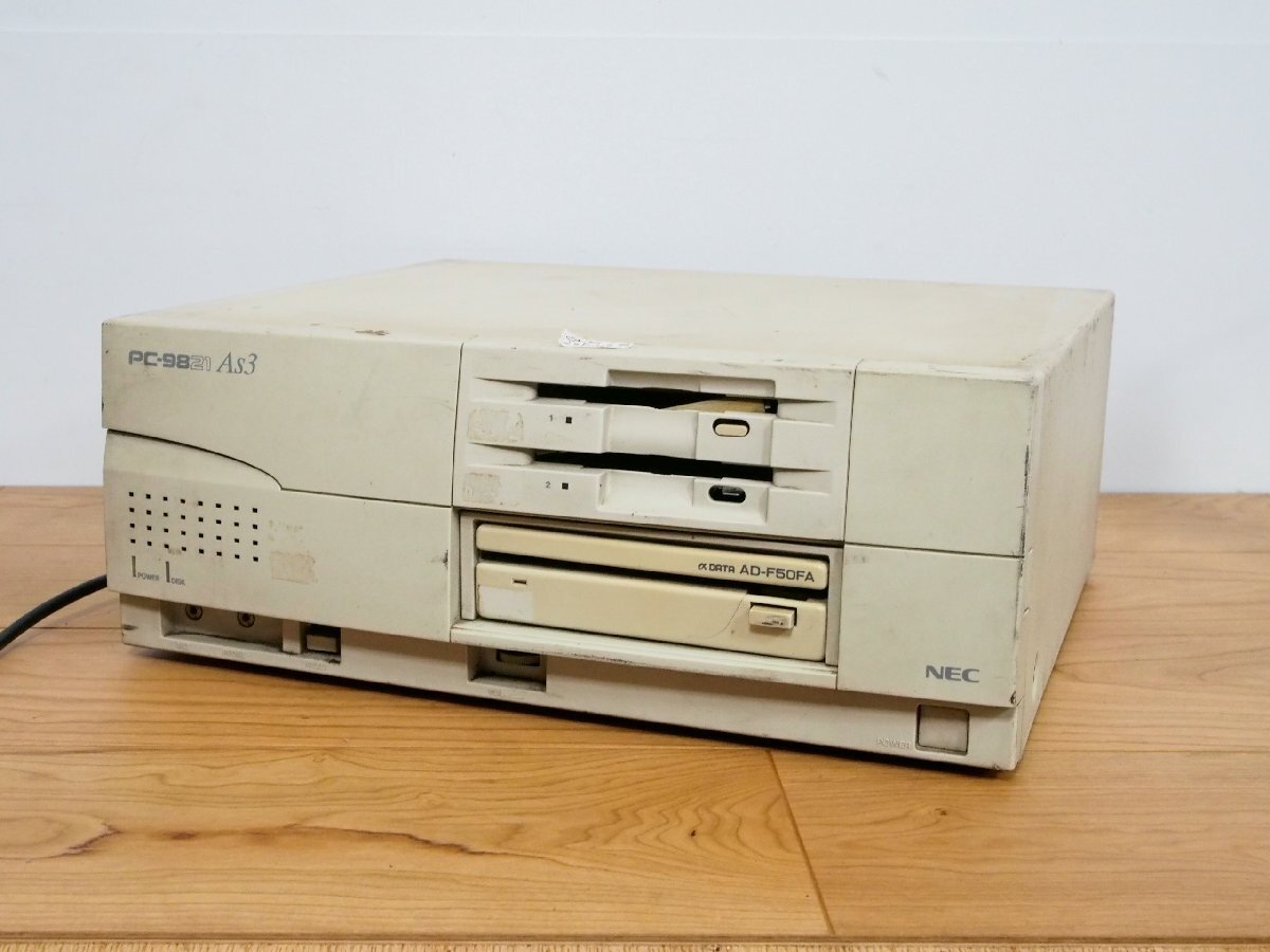 *[2F0307-2] NEC old model PC PC-9821As3/U2 personal computer Junk 