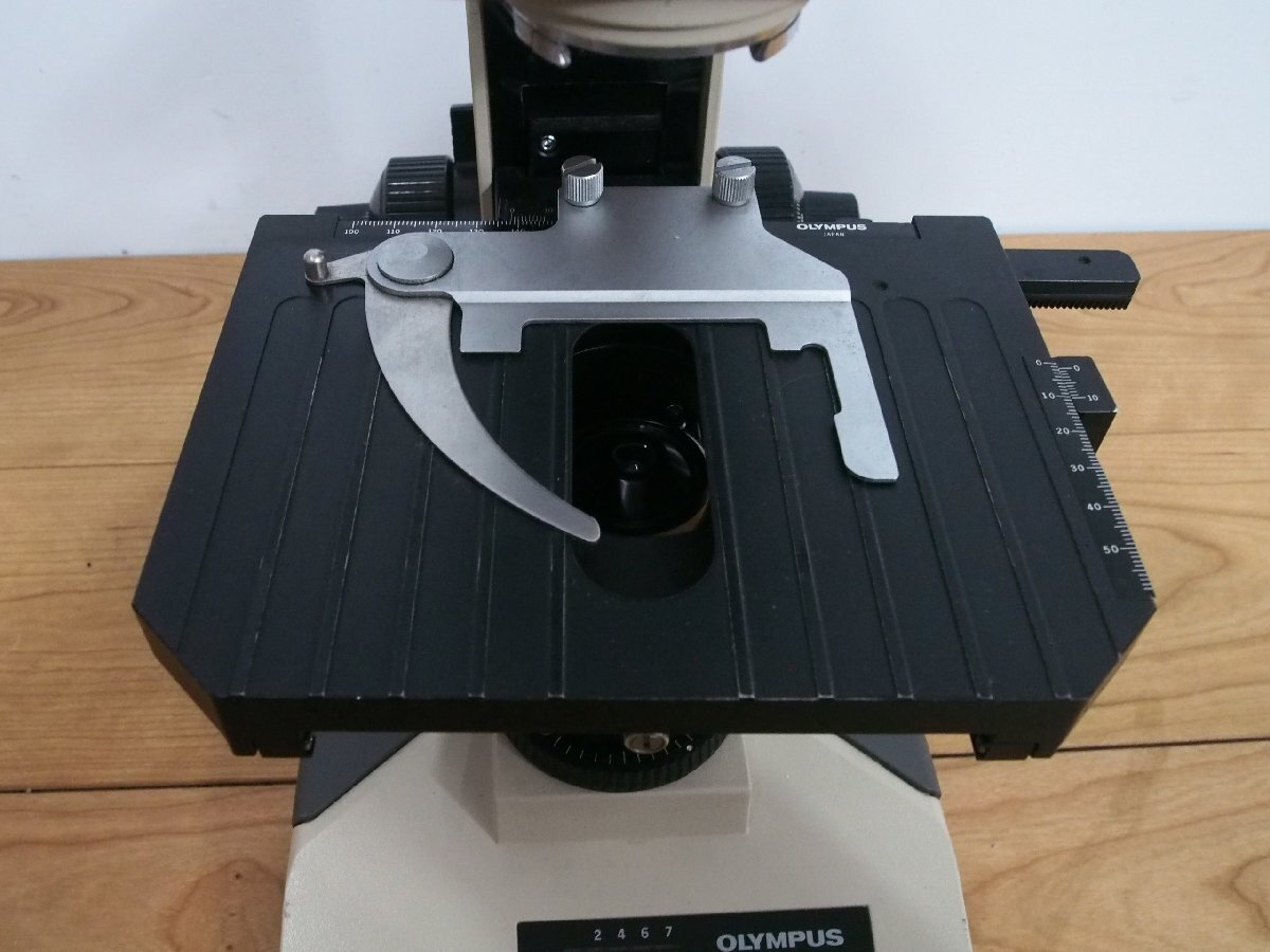 ☆【1F0313-14】 OLYMPUS オリンパス 顕微鏡用台座 BHT BH-2 顕微鏡ステージ ジャンク_画像7