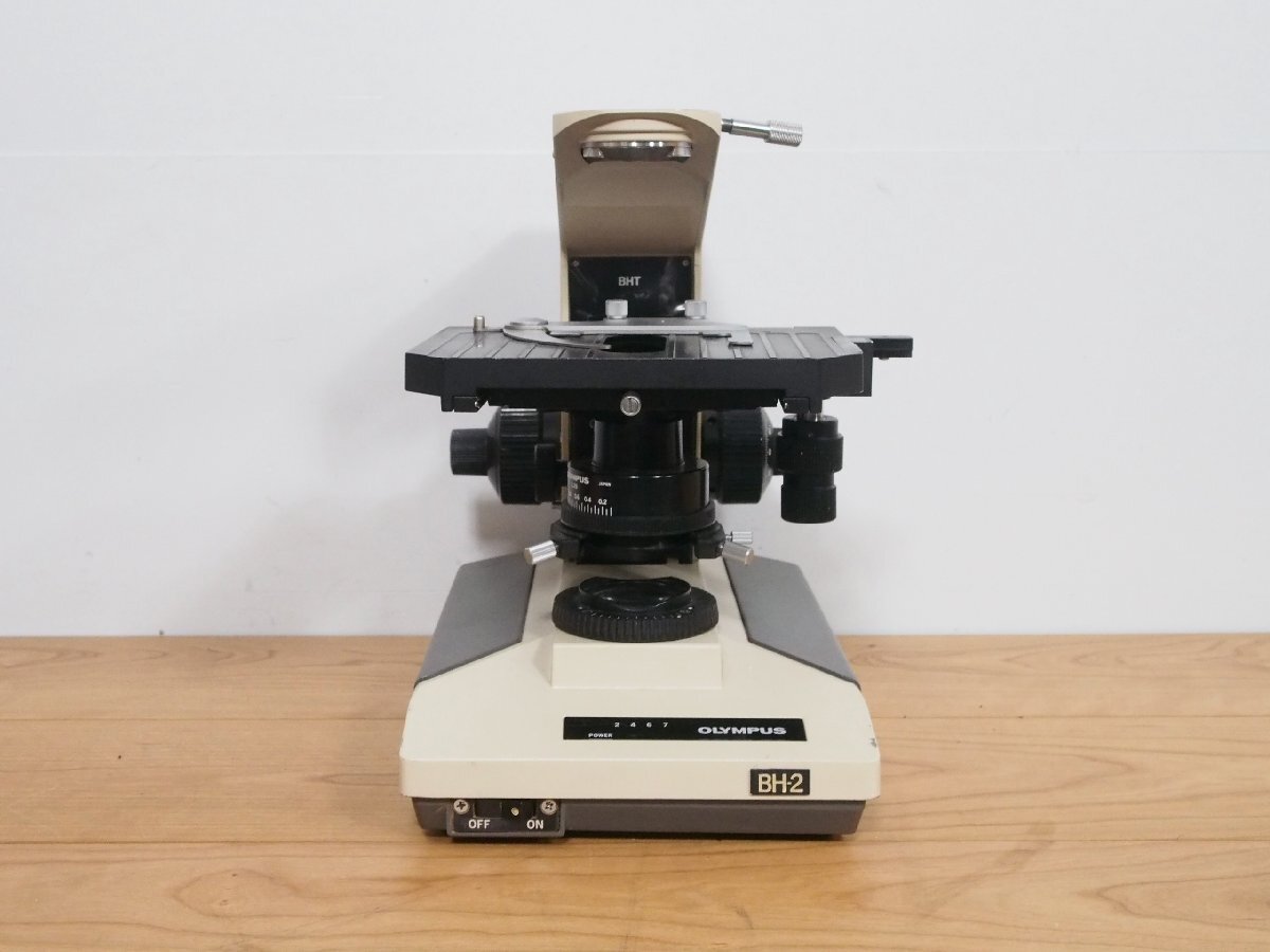 ☆【1F0313-14】 OLYMPUS オリンパス 顕微鏡用台座 BHT BH-2 顕微鏡ステージ ジャンク_画像2