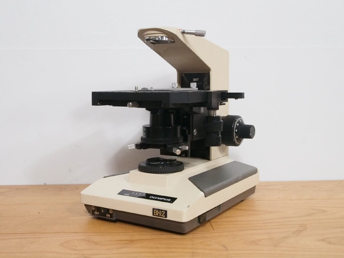 ☆【1F0313-14】 OLYMPUS オリンパス 顕微鏡用台座 BHT BH-2 顕微鏡ステージ ジャンク_画像1