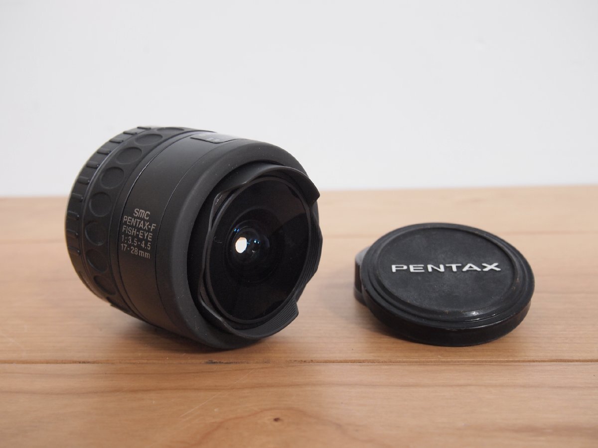 ☆【1W0314-20】 SMC PENTAX-F ペンタックス 魚眼レンズ 17-28mm 1:3.5-4.5 FISH-EYE 現状品_画像1