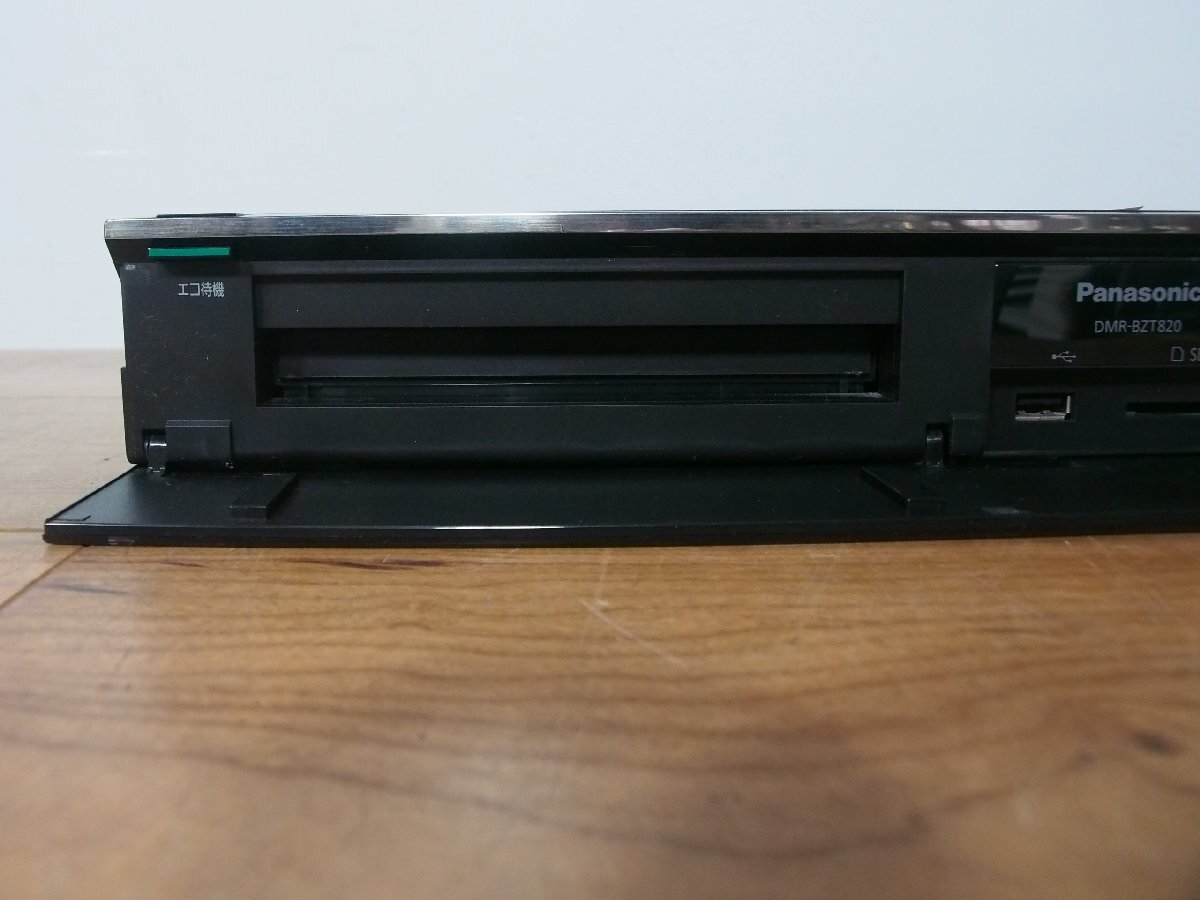 ☆【2F0320-15】 Panasonic パナソニック ブルーレイディスクレコーダー DMR-BZT820 本体のみ DIGA 現状品_画像6