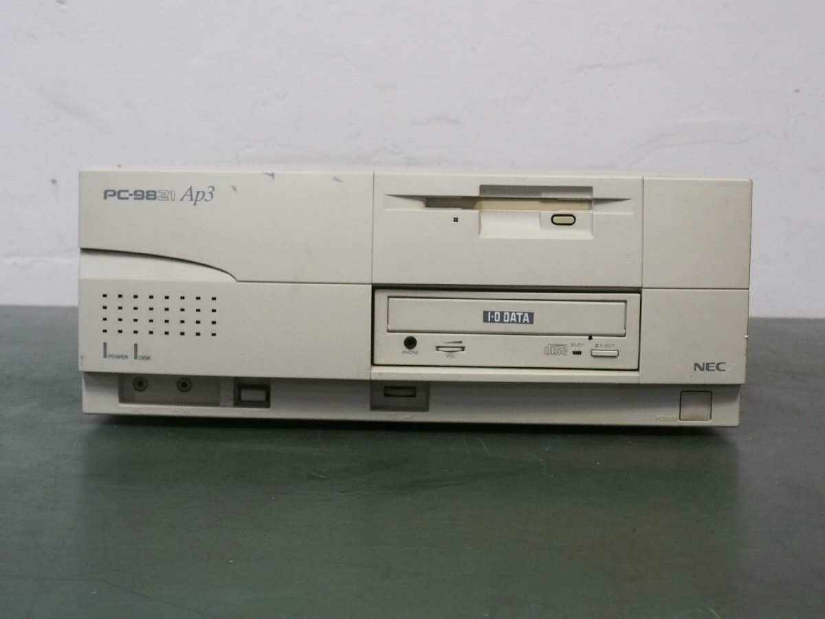 ☆【2F0325-13】 NEC 旧型PC PC-9821Ap3/C9W パーソナルコンピューター SC-98Ⅱ ジャンク_画像2