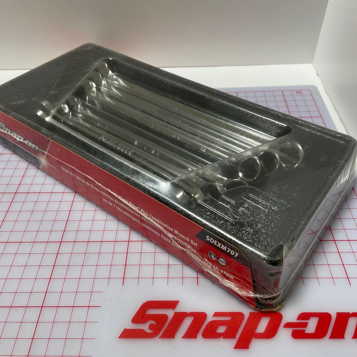 Snap-on 7-PCメトリックフランクドライブプラス　コンビネーションレンチセット SOEXM707