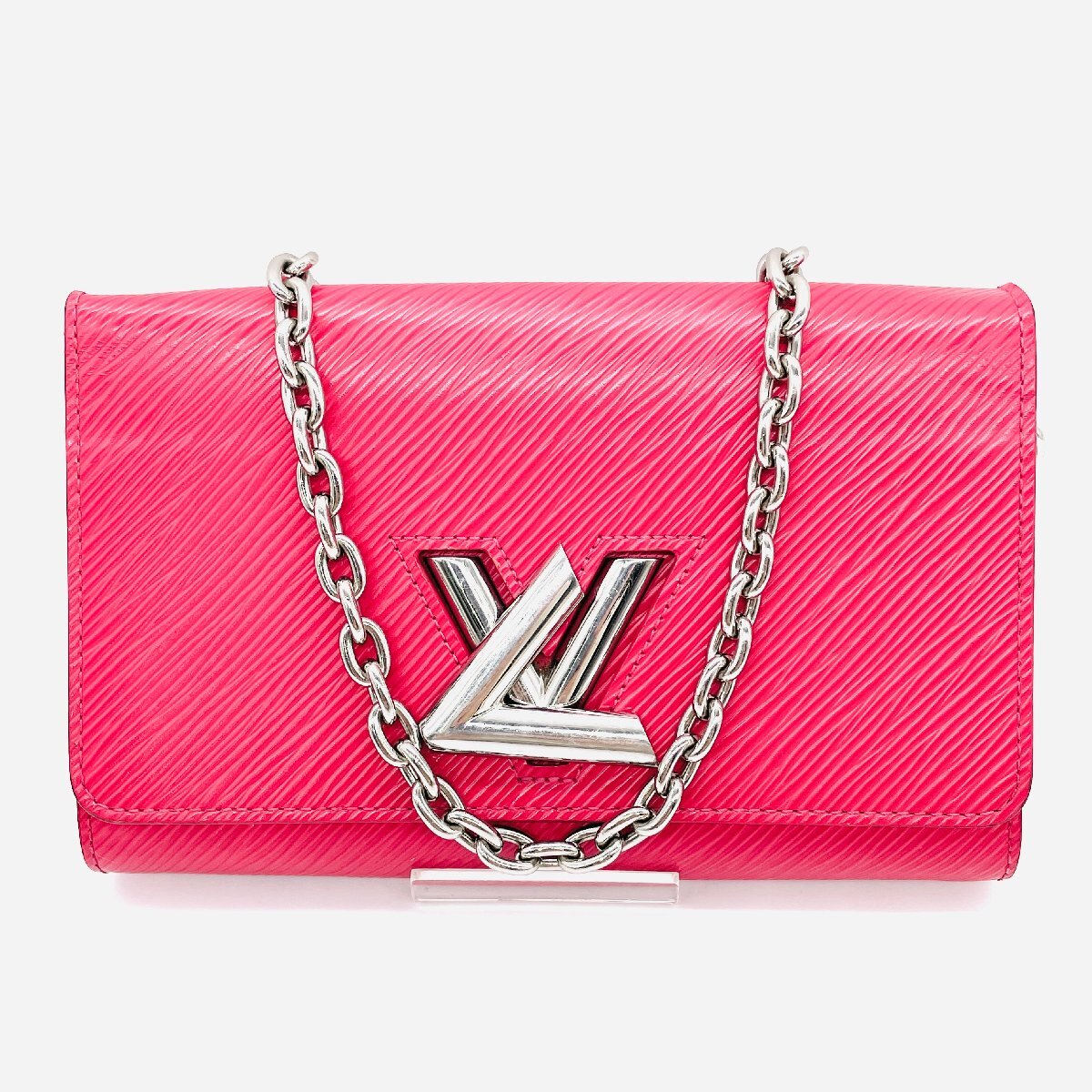 ルイヴィトン LOUIS VUITTON エピ ツイスト ウォレットオンチェーン WOC ピンク 財布 鞄 ショルダーバッグ 斜め掛け M62455 SP0148 6-3-225