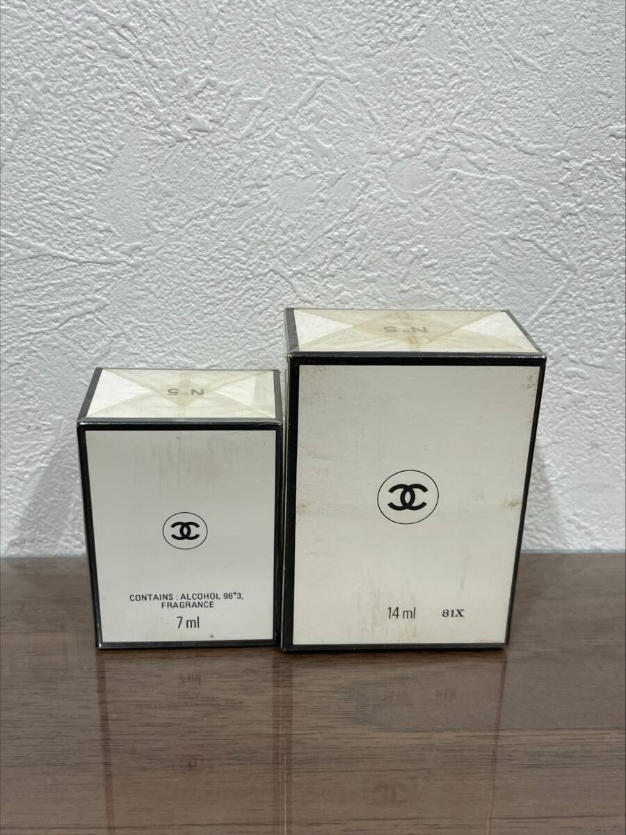 4920【未開封・まとめ】CHANEL　No5　パルファム　7ml　14ｍｌ　ブランド　香水_画像2