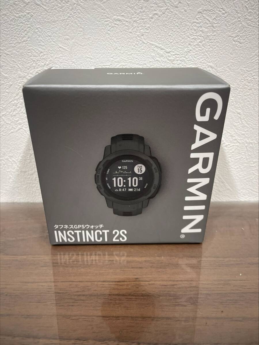 5001【未使用】GARMIN ガーミン インスティンクト 2S グラファイト #010-02563-40 Instinct 2S Graphite タフネスGPSウォッチの画像1