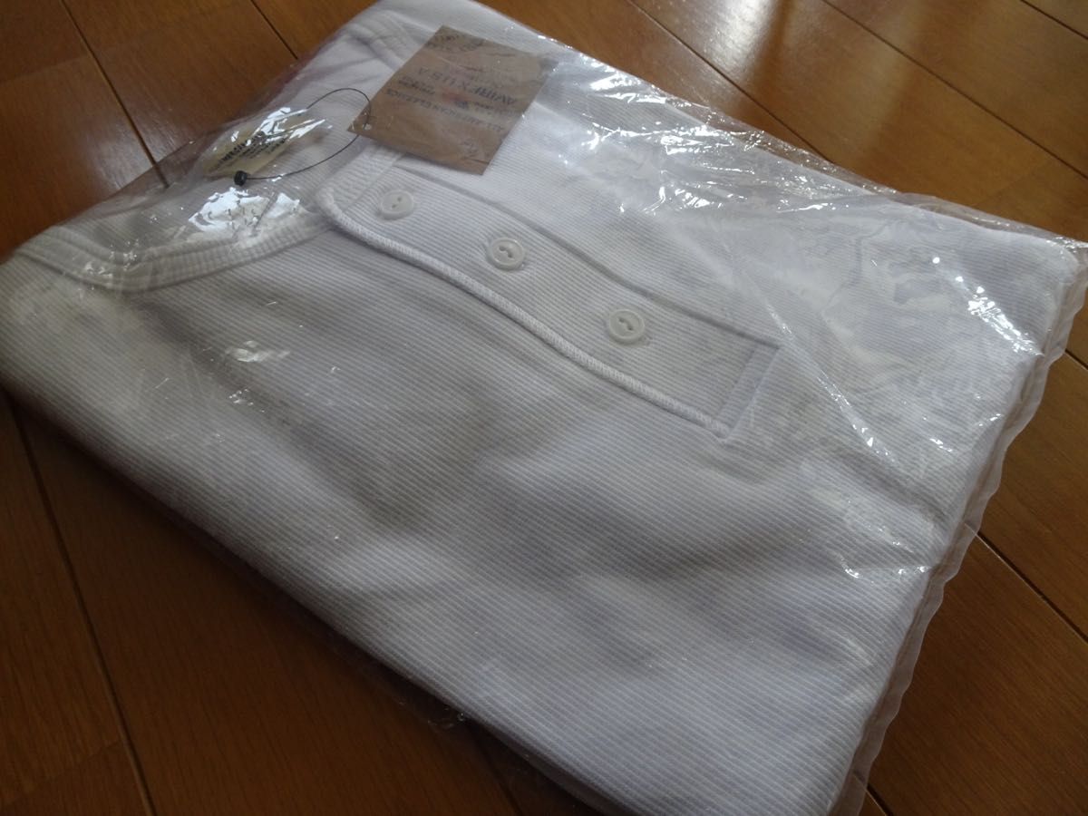 （長袖 新品 未使用）l AVIREX アビレックス  Tシャツ ホワイト large L 