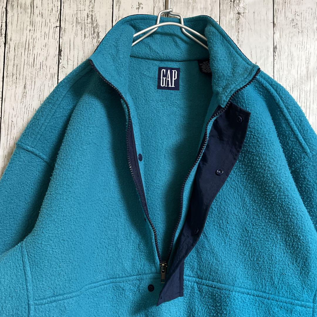 90's OLD GAP オールドギャップ 名作 フリースプルオーバー 90's OLD GAP オールドギャップ 名作 フリースプルオーバー