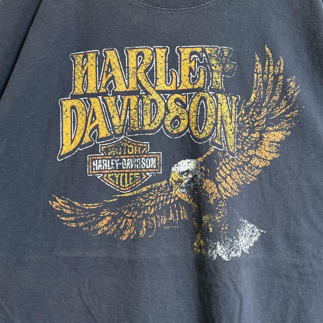 HARLEY DAVIDSON ハーレーダビッドソン Tシャツ ハーレーT 紺 HARLEY DAVIDSON ハーレーダビッドソン Tシャツ ハーレーT 紺