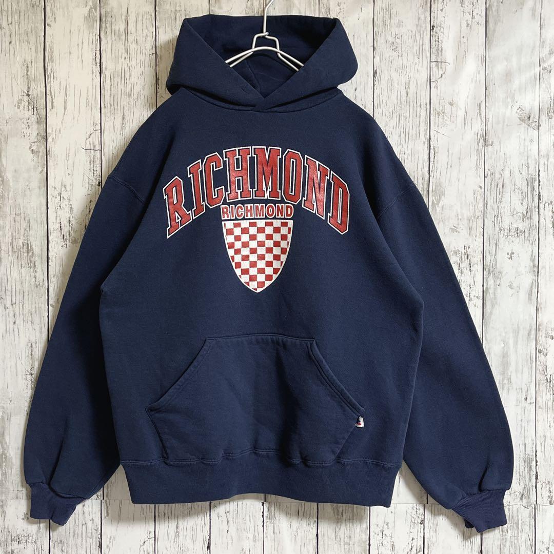 90's RUSSELL ラッセル プルオーバーパーカー フーディ USA製 紺 90's RUSSELL ラッセル プルオーバーパーカー フーディ USA製 紺