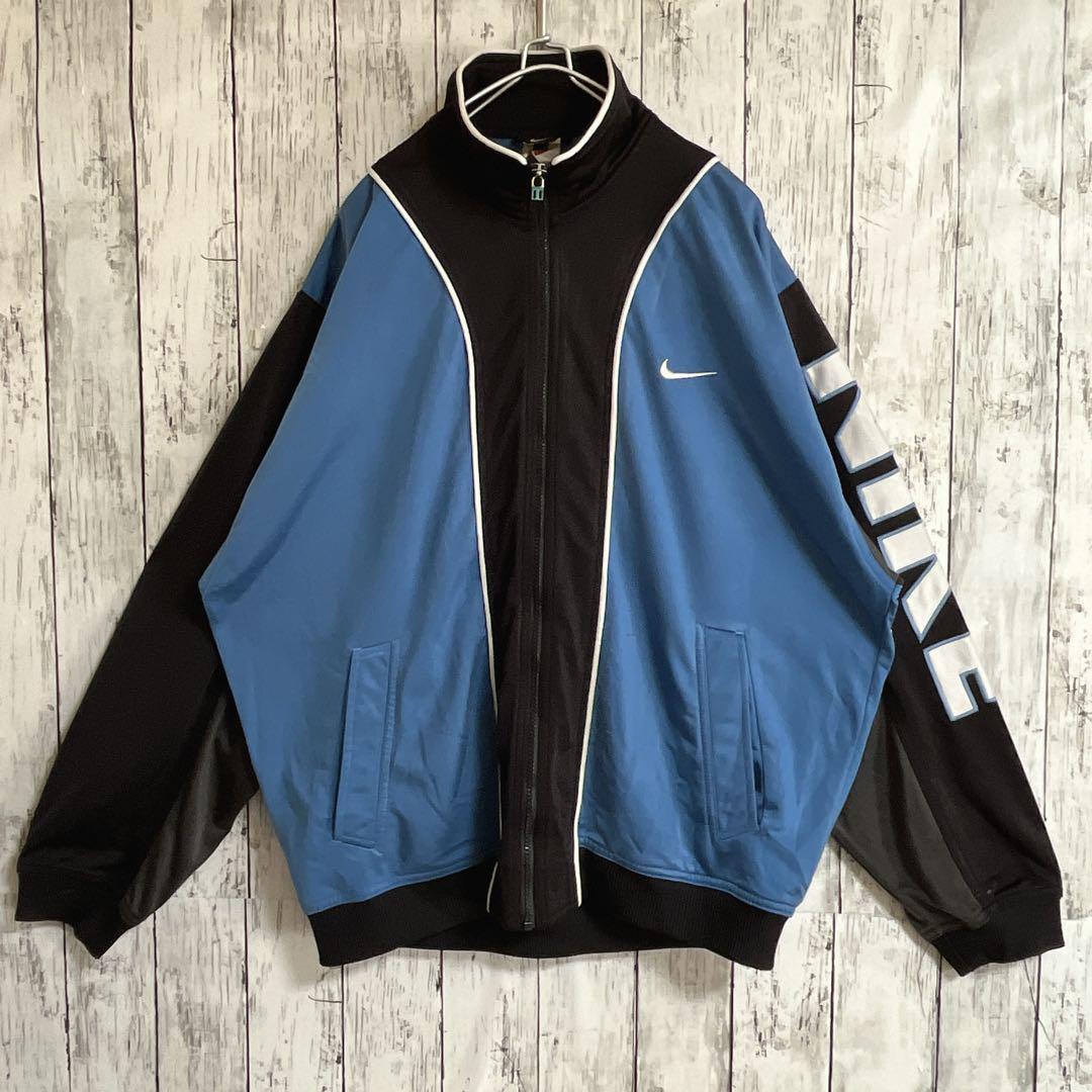 90's 白タグ NIKE ナイキ トラックジャケット ジャージ XL 刺繍 90's 白タグ NIKE ナイキ トラックジャケット ジャージ XL 刺繍