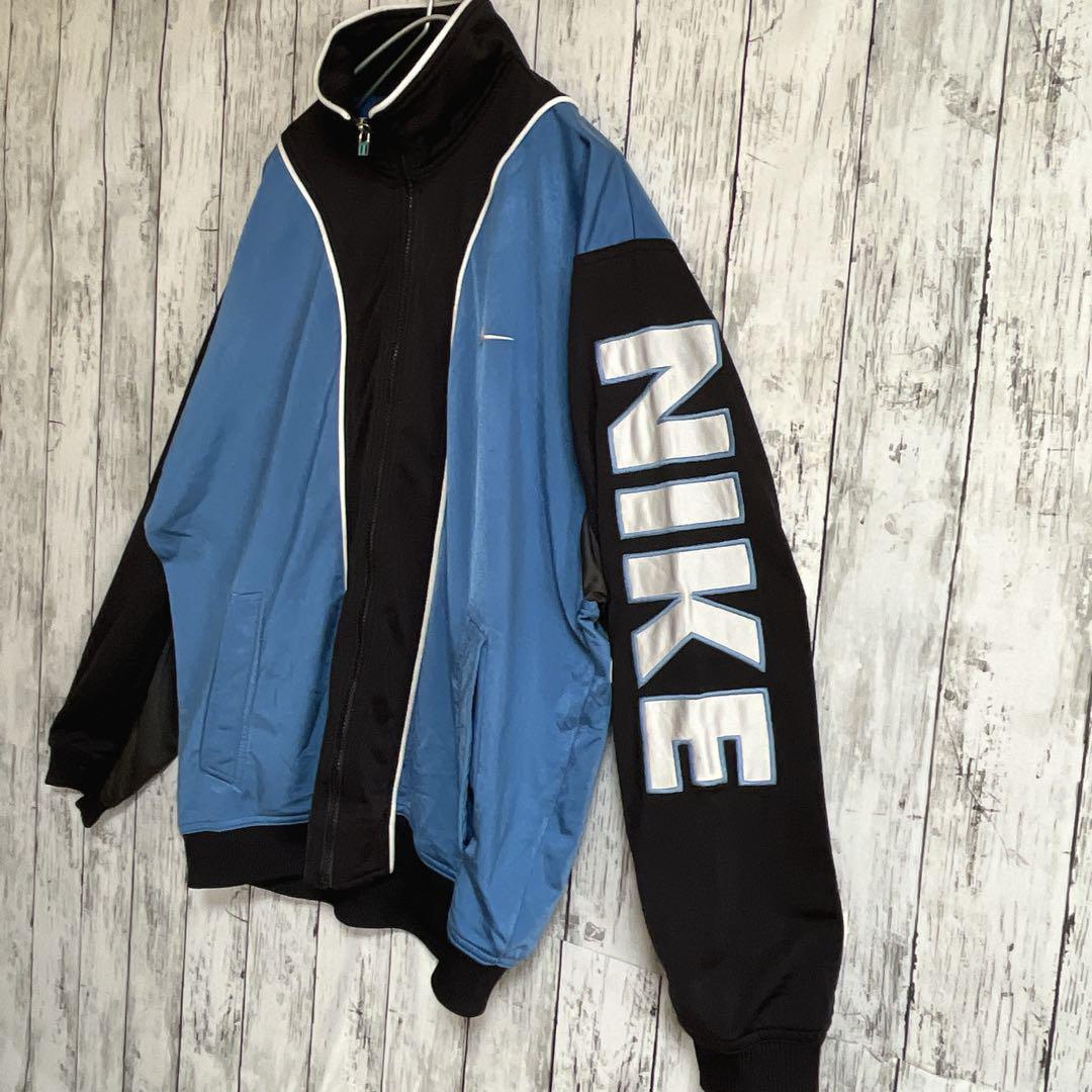 90's 白タグ NIKE ナイキ トラックジャケット ジャージ XL 刺繍 90's 白タグ NIKE ナイキ トラックジャケット ジャージ XL 刺繍