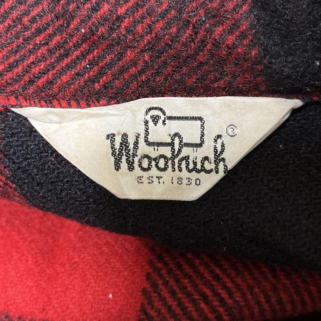 70's Woolrich ウールリッチ USA製 アメリカ製 マッキーノジャケット XL バッファローチェック デカタロン 70年代ヴィンテージ HTK3464_画像8