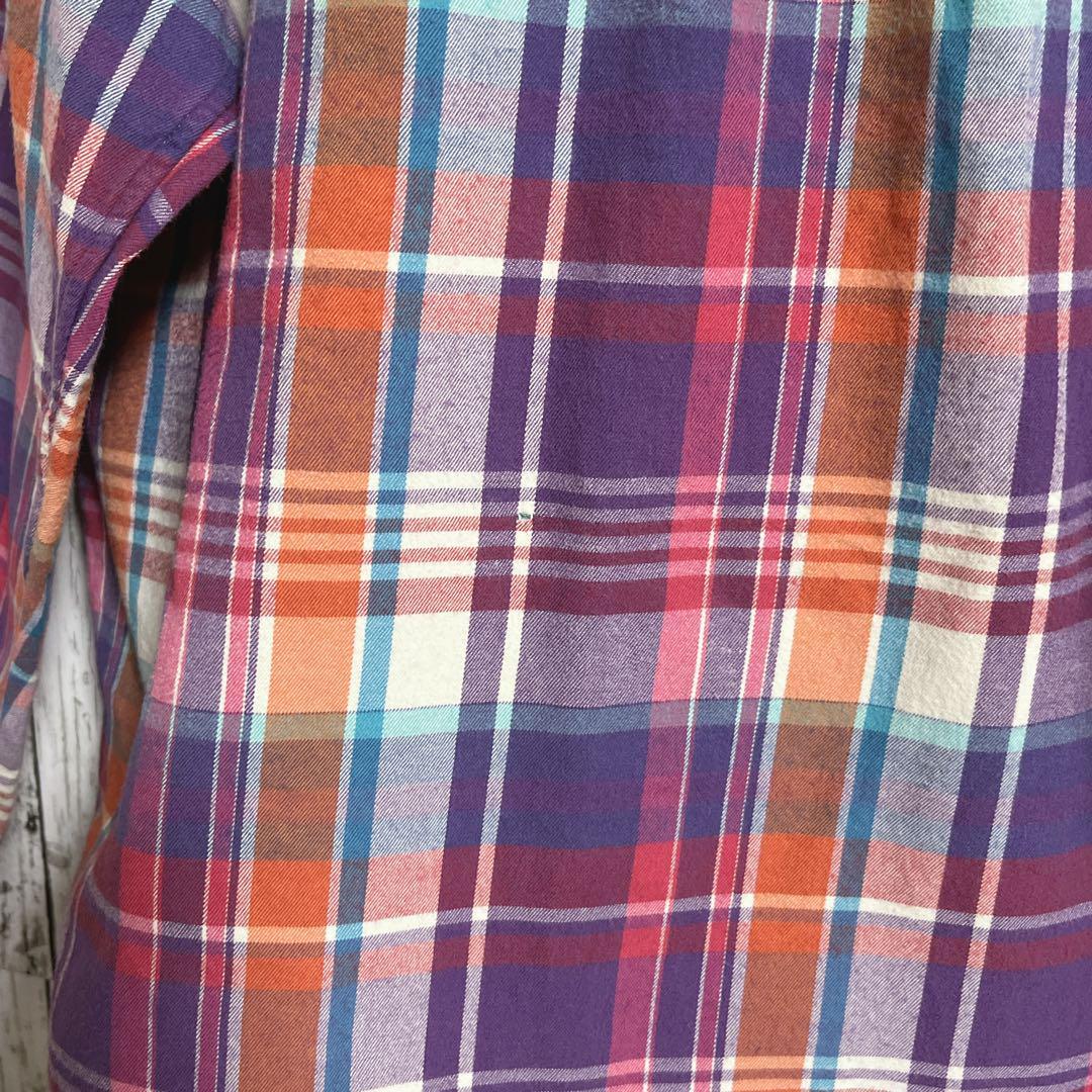 90's Ralph Lauren ラルフローレン ネルシャツ マドラスチェック 90's Ralph Lauren ラルフローレン ネルシャツ マドラスチェック