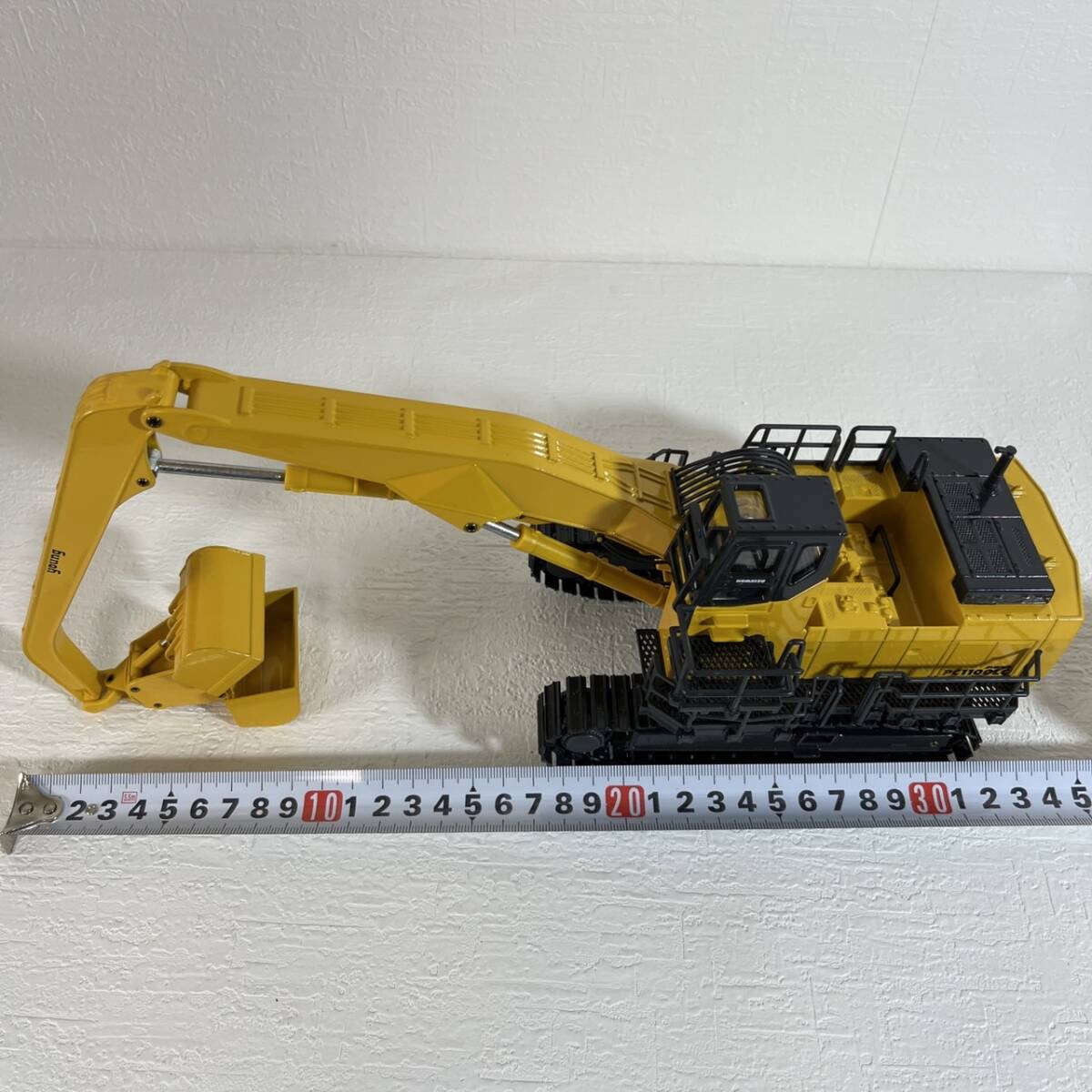 コマツ　KOMATSU　PC1100LC-6　１/5０　DIECAST METAL　ミニカー　2-15_画像8