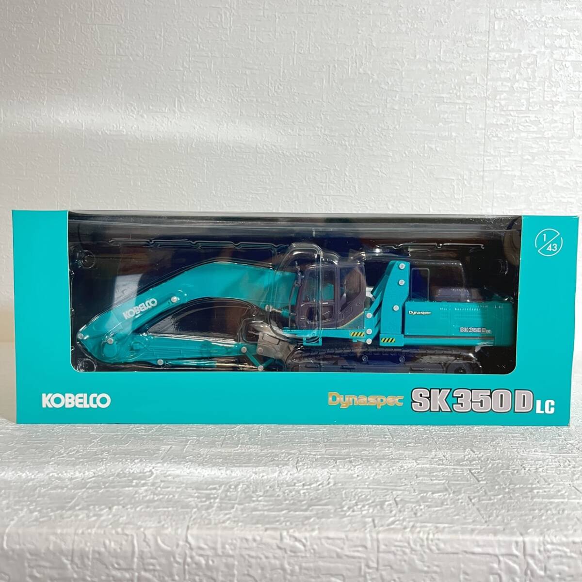 コベルコ KOBELCO SK350DLC 1/43 リフティングマグネット仕様機 ミニカー 3-2
