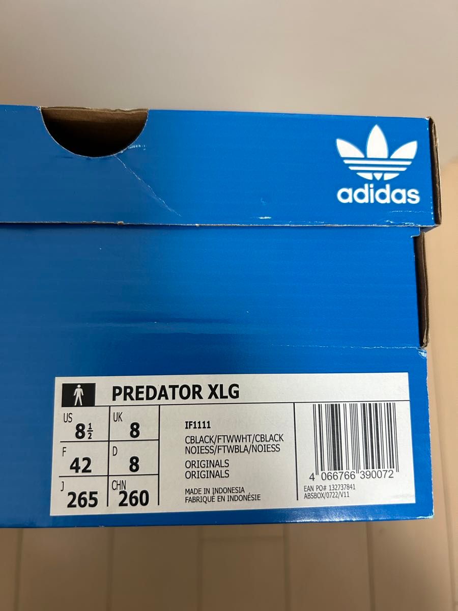 predator XLG プレデター ブラック 26.5cm