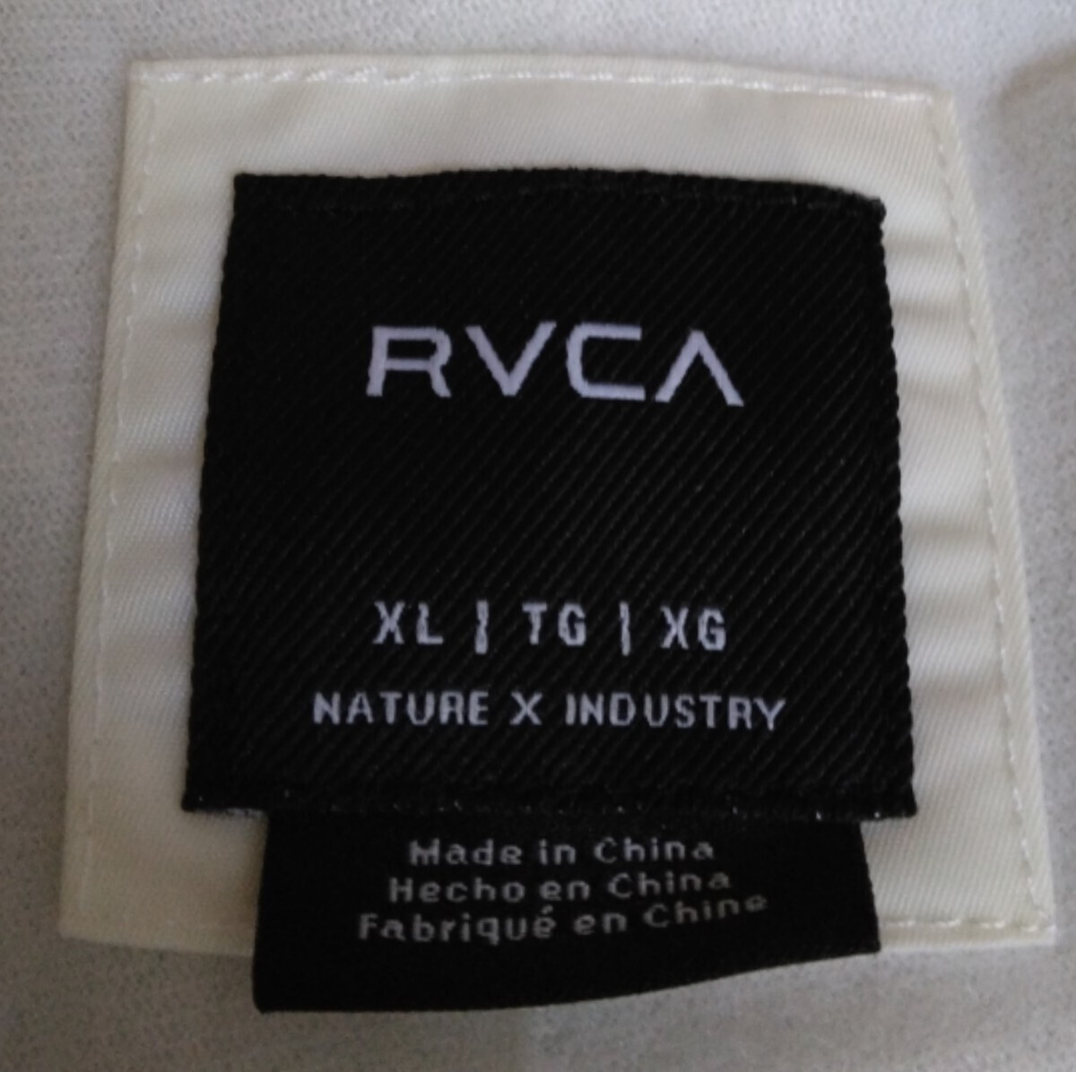 【極上品】【極美品】【大きいサイズ】RVCA　ルーカ　atmos　アトモス　ホワイト　パッチジャケット　コーチジャケット　希少品　完売品_画像7