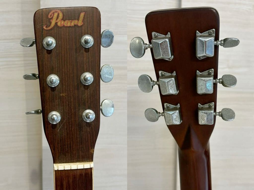 PEARL GUITAR FOLK　アコースティックギター　ギター弦楽器 ◆本体のみ◆弦 無し_画像6