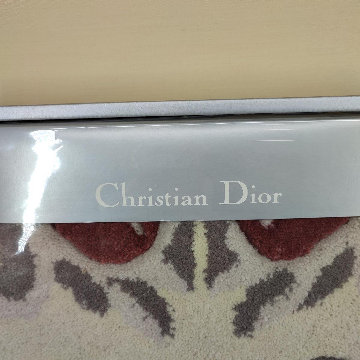 【未使用】 Christian Dior クリスチャンディオール インテリアマット 玄関マット フロアマット バスマット 箱付 CDの画像4