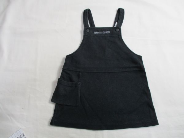 BA598【COMME CA DU MODE】... режим 　 лого   вышивание  　... юбка 　 женщина  ...　 черный 　80