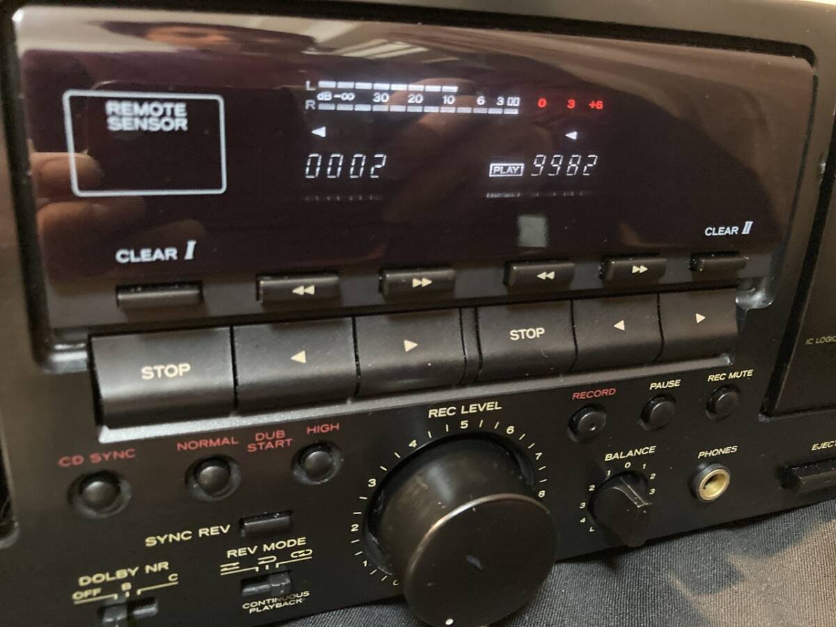 動作OK★TEAC W-780R★ダブルカセットテープデッキ★ティアック オートリバース  DOLBY B/C/HX搭載★の画像4