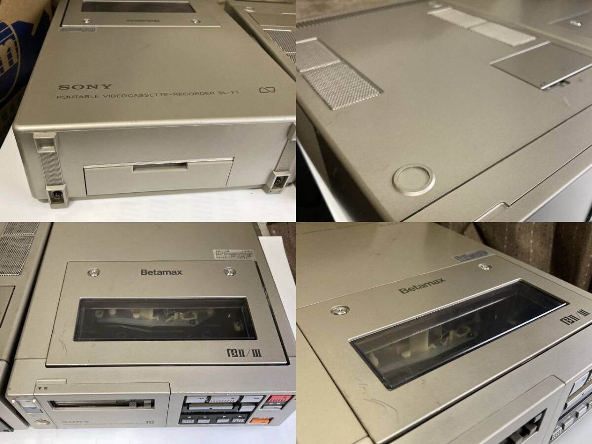 ★動作OK★SONY SL-F1&TT-F1★4D.D Fメカ搭載高級機★ベータポータブルビデオデッキ★1981年 定価￥274,000円 ソニー 日本製★の画像7