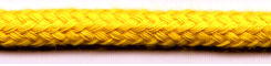 1105　アクリルひも　丸紐　小巻　黄色　太さ約4.4mm　長さ約80m_画像1